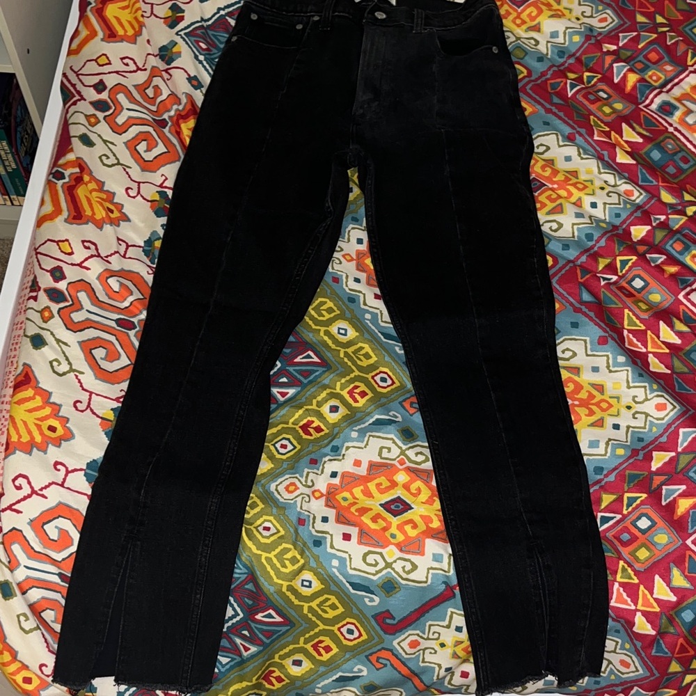 Size 28 Abercrombie Black Skinny Jeans